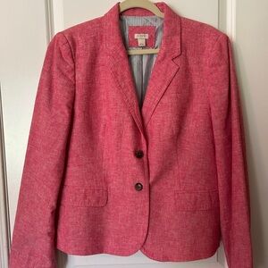 J. Crew Schoolboy Blazer Linen-Cotton
